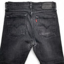 Levis 510 Charcoal Black Slim Jeans (32W)