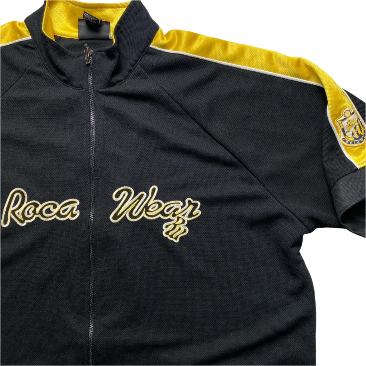 Rocawear Vintage 90’s Zip Up Short Sleeve Jersey (2XL)