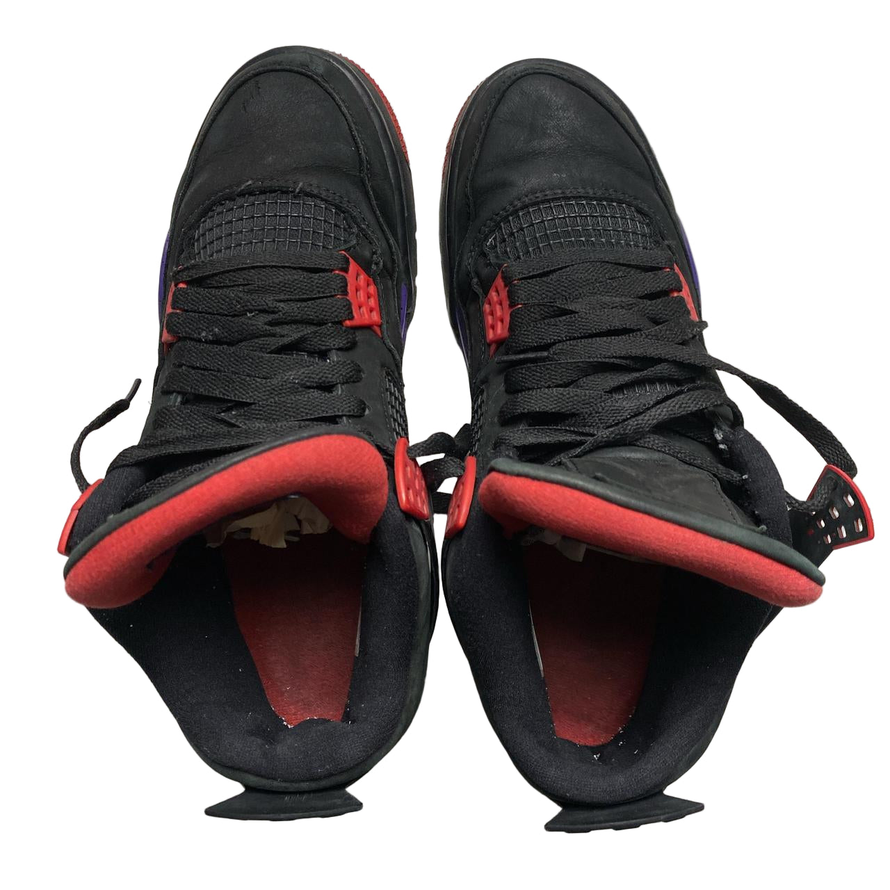 Jordan 4 Raptors Black Red and Purple (UK 8)