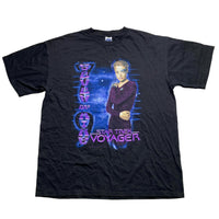 Star Trek Voyager Vintage 2000 Black T Shirt (XL)