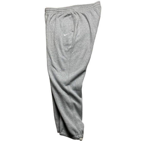 Nike Athletic Department Grey and White Swoosh Baggy Joggers (2XL)