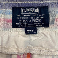 Vilebrequin Striped Blue White and Pink Swim Shorts (3XL)