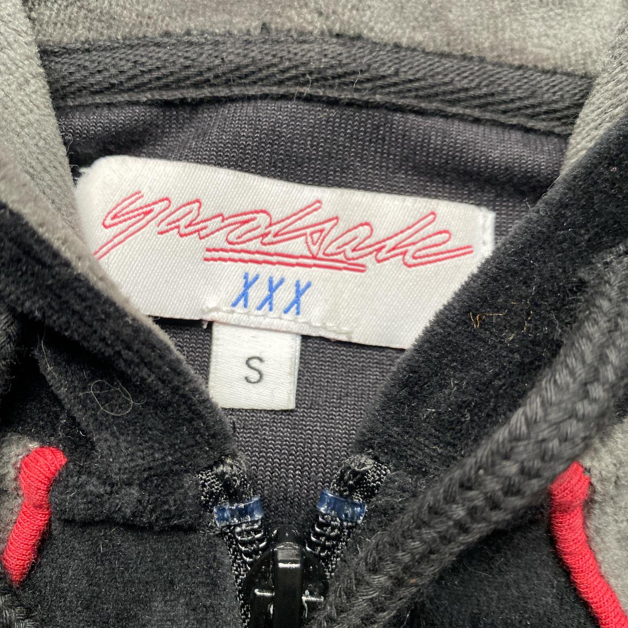 Yardsale Skateboards Black Grey and Red Velour Hoodie