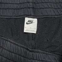 Nike Black and White Swoosh Baggy Joggers (XL)