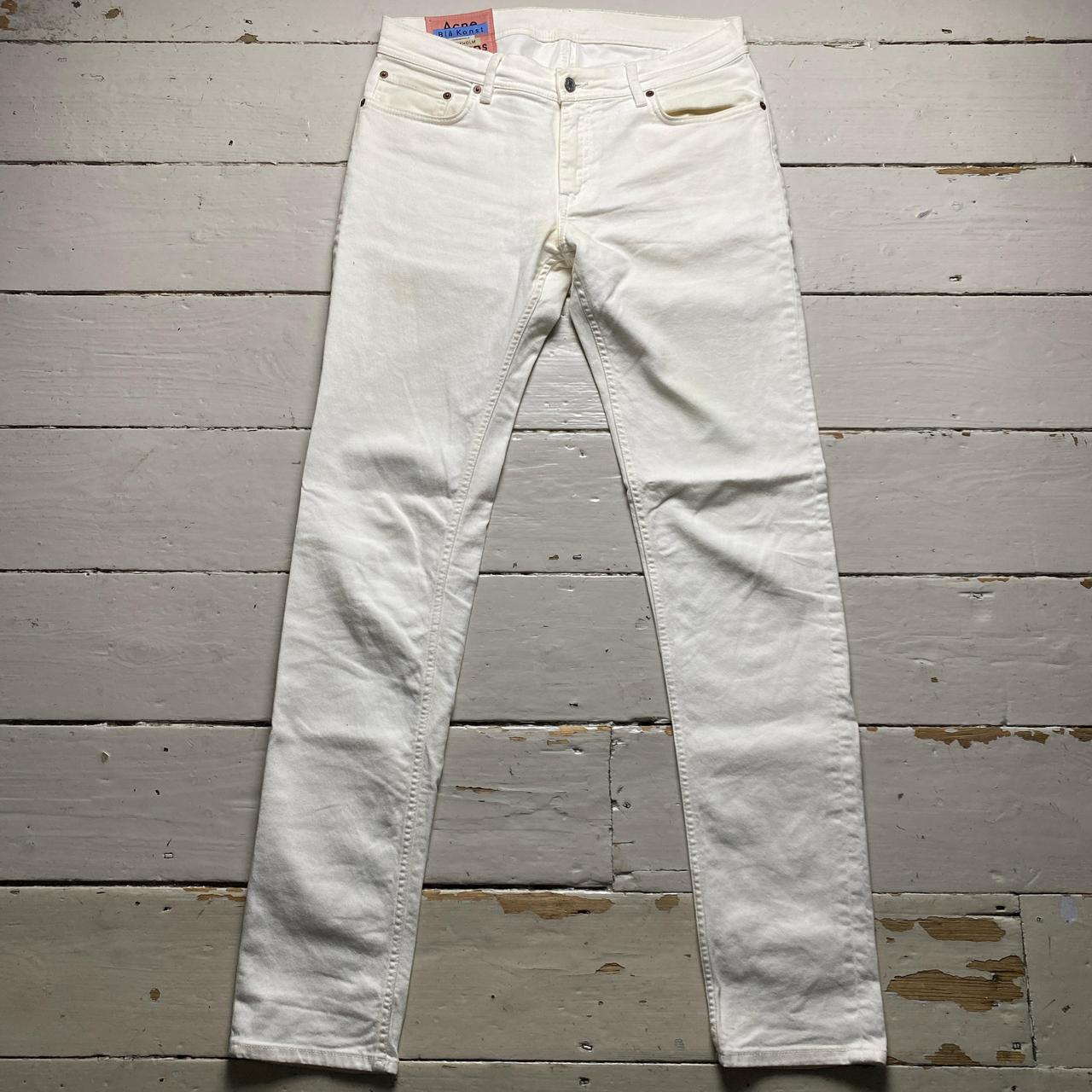 Acne Studios Bla Konst White Jeans