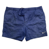 Nike Vintage 90’s Navy and White Swoosh Shorts (M)