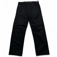 Armani Jeans Jet Black Trouser Jeans (34W)