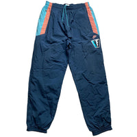 Nike Vintage 90’s Shell Trackpant Baggy Bottoms Blue and Pink (2XL)