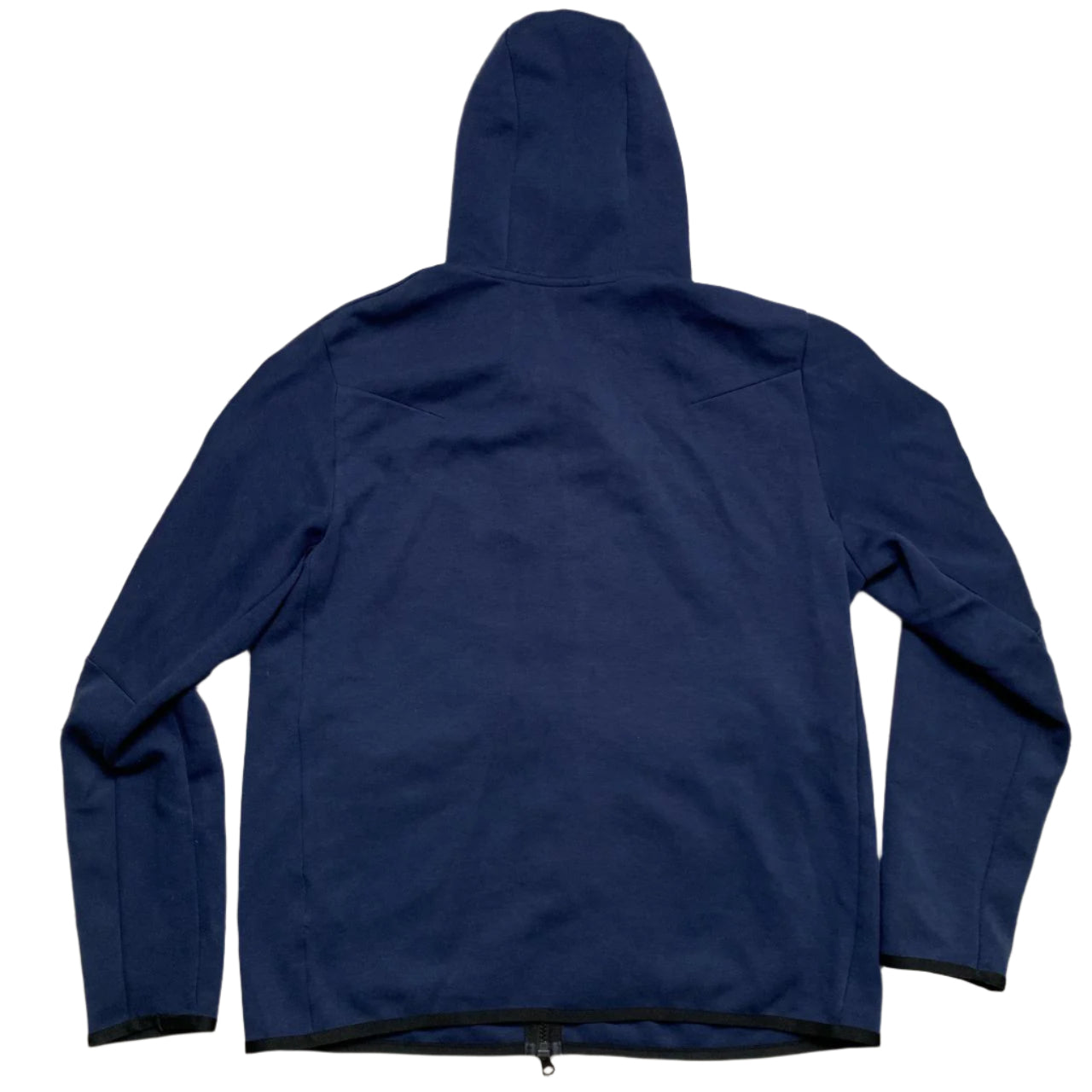 Nike Tech Fleece Navy and Black Hoodie (L)