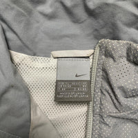 Nike Air Max Vintage y2k Silver and White Shell Tracksuit Jacket (XL)