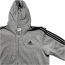 Adidas Essentials Grey and Black Stripes Full Tracksuit (L)