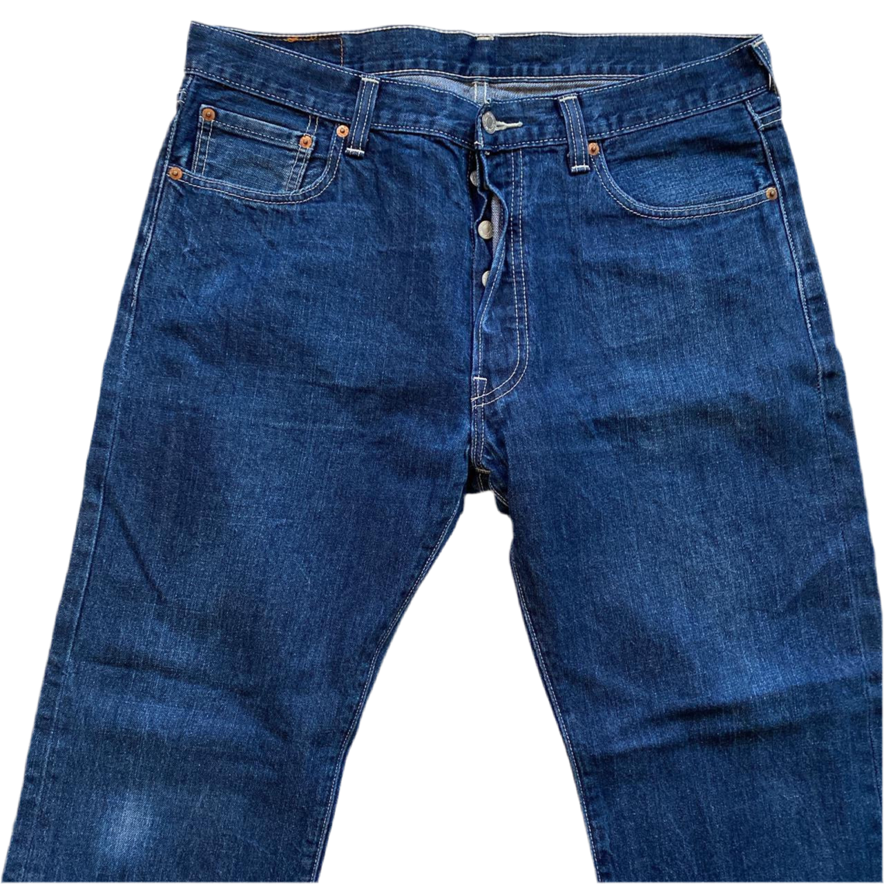 Levis 501 Stonewashed Jeans (36W)