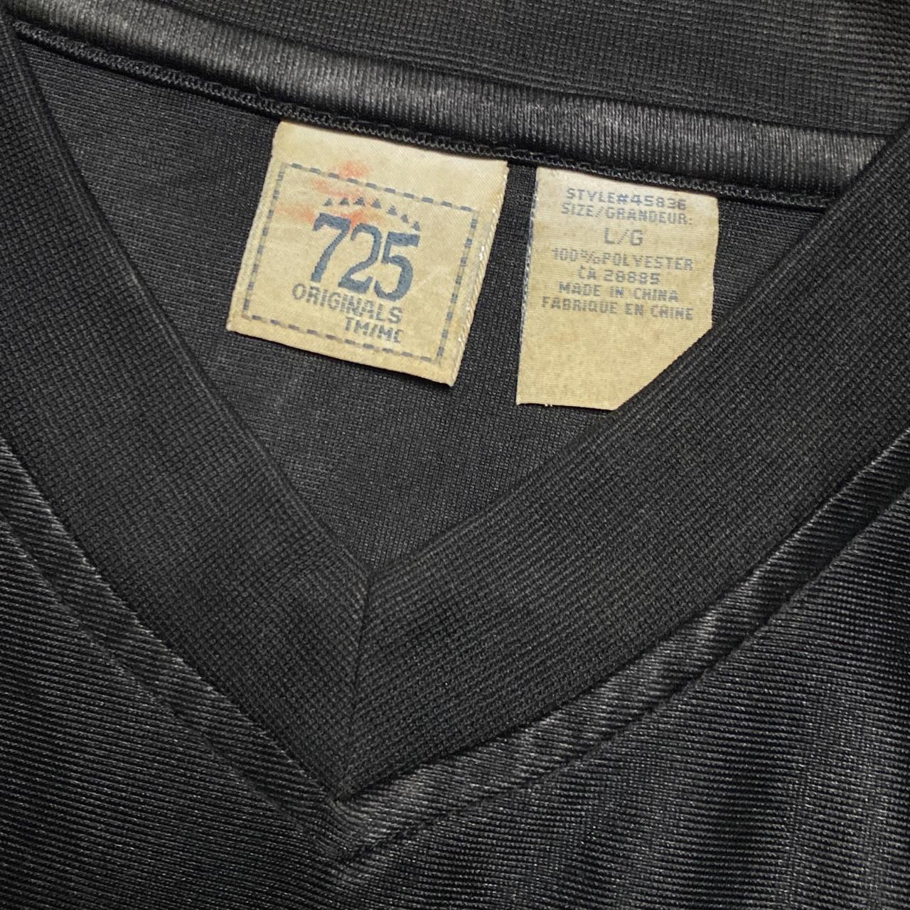 South Central Y2K Skull Flames Vintage Black Jersey (L)