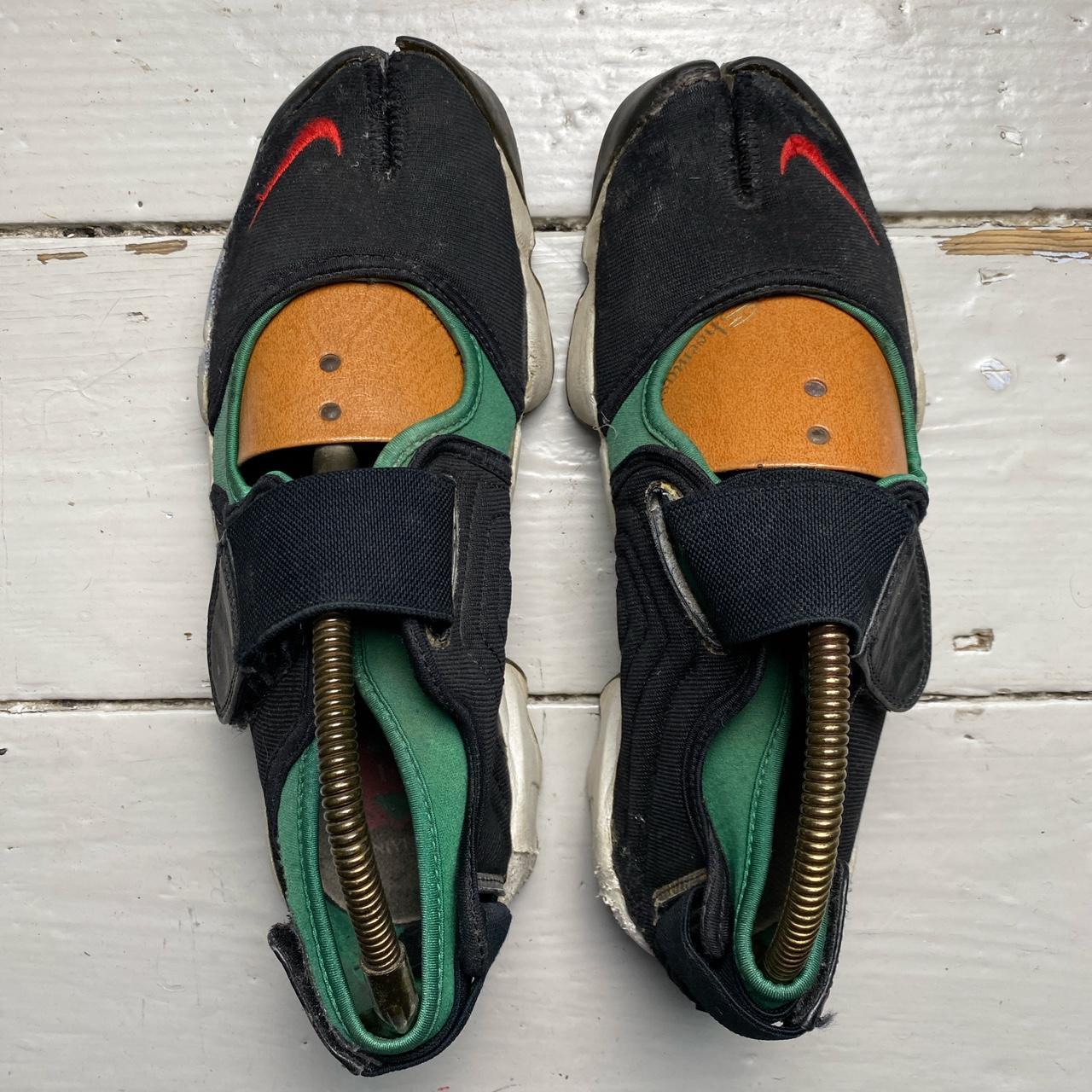 Nike Air Rift Black Green and Red 10th anniversary Vintage 2005