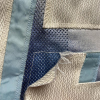 FUBU Vintage 90’s Light Blue Ombre Navy Blend White NFL Football Jersey (2XL)