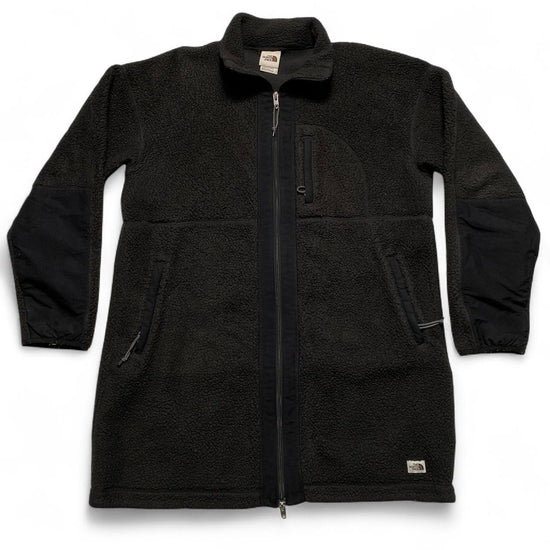 The North Face Black Womens Long Fleece Zip Jumper (L)