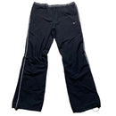 Nike Swoosh Black and White Baggy Trackpant Shell Bottoms (M)