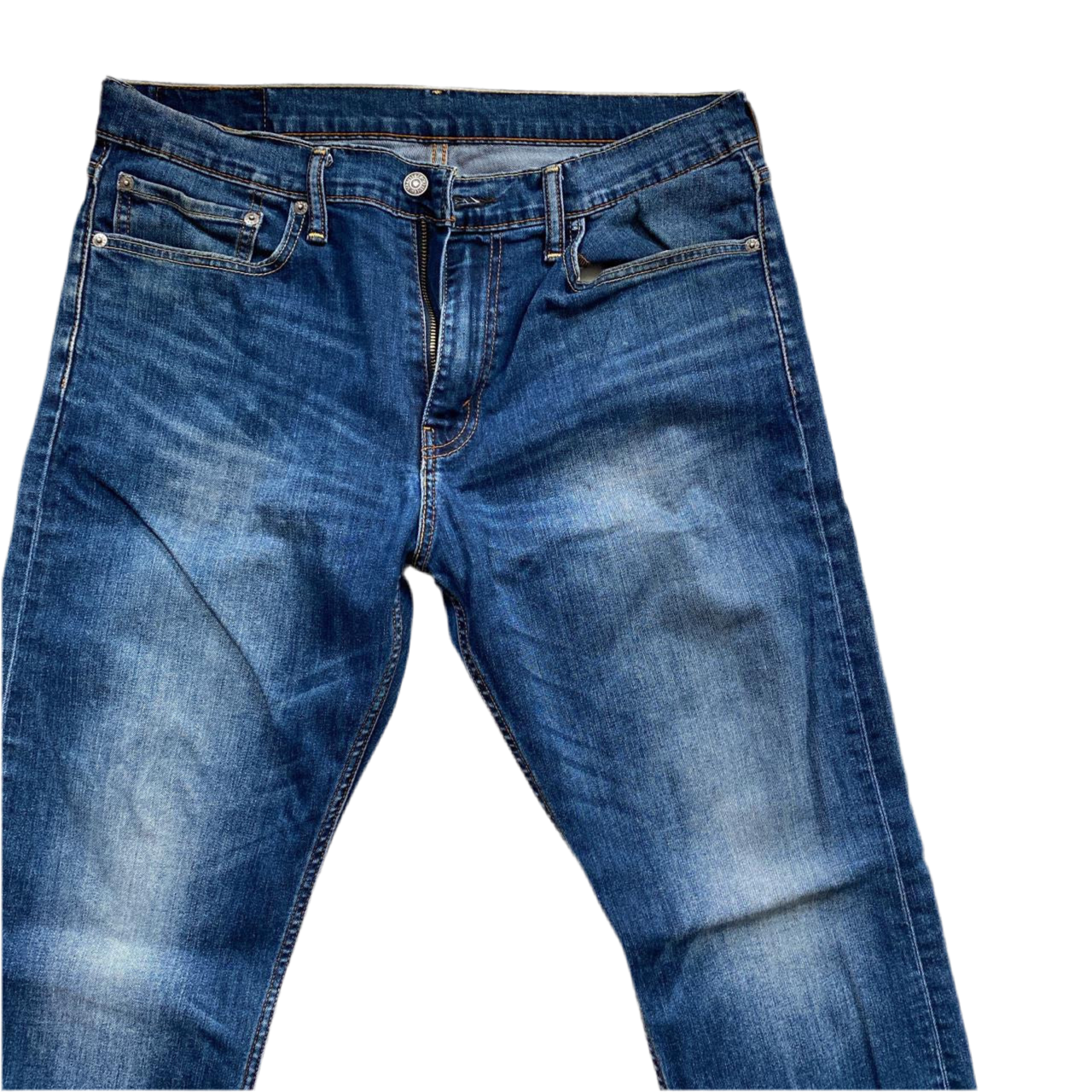 Levis 501 Stone Washed Jeans (34W)