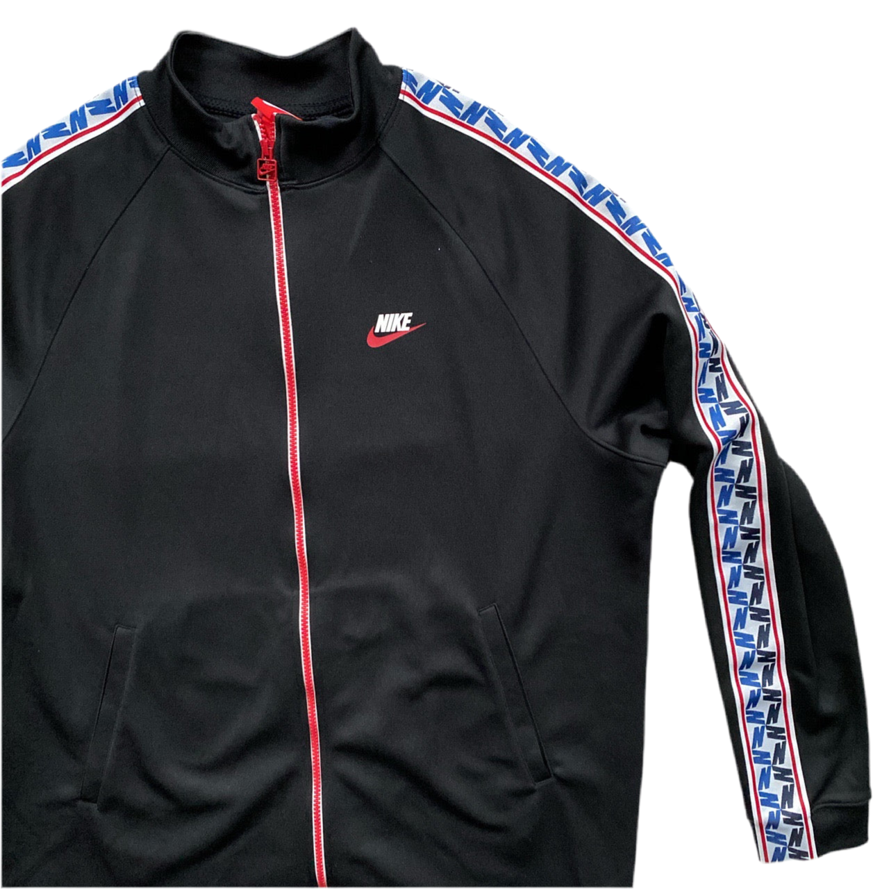 Nike Tape Repeat Logo Swoosh Jacket (L)