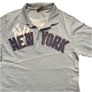 Majestic Athletics New York Yankees Baby Blue Polo Shirt (M)