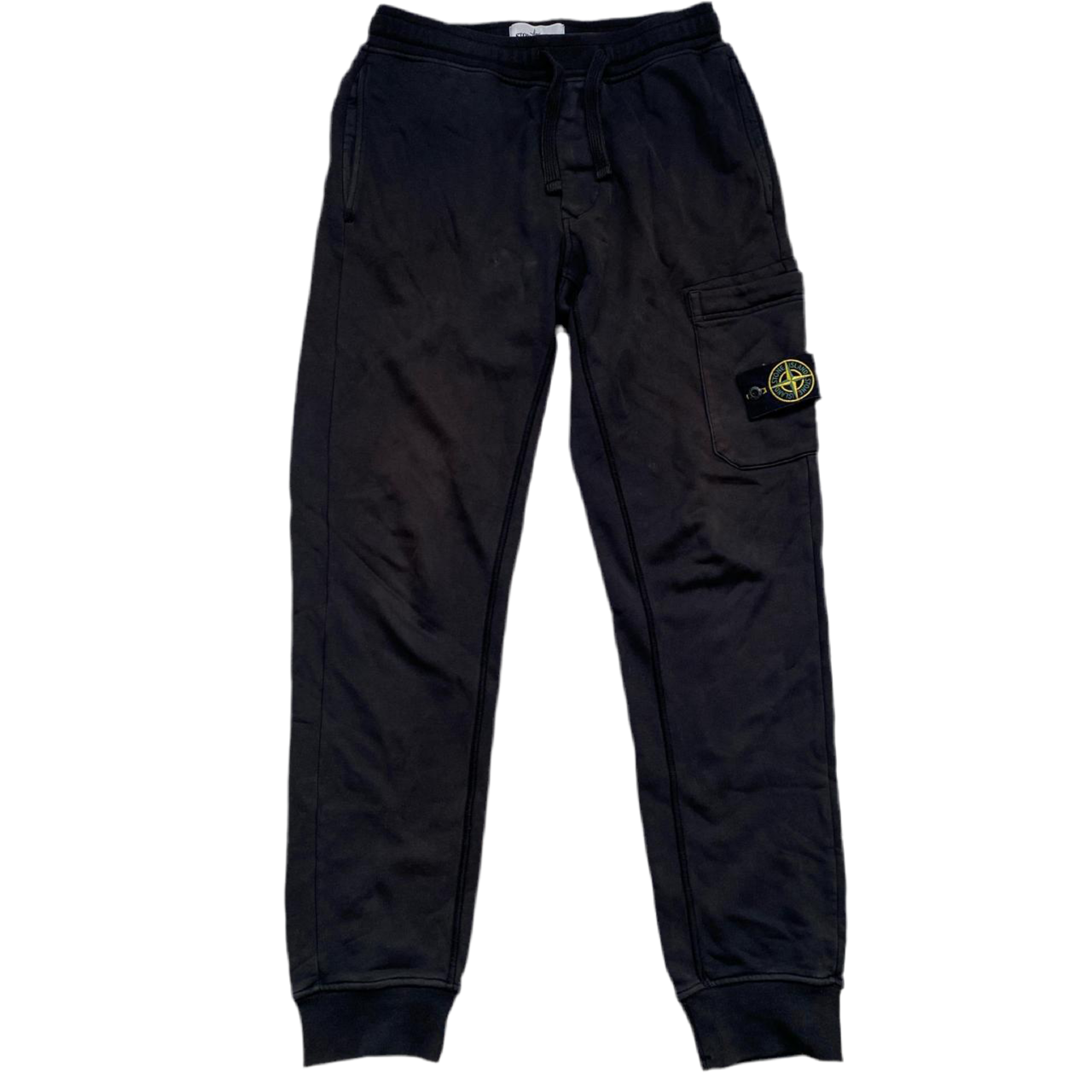 Stone Island Black Cargo Joggers (S)