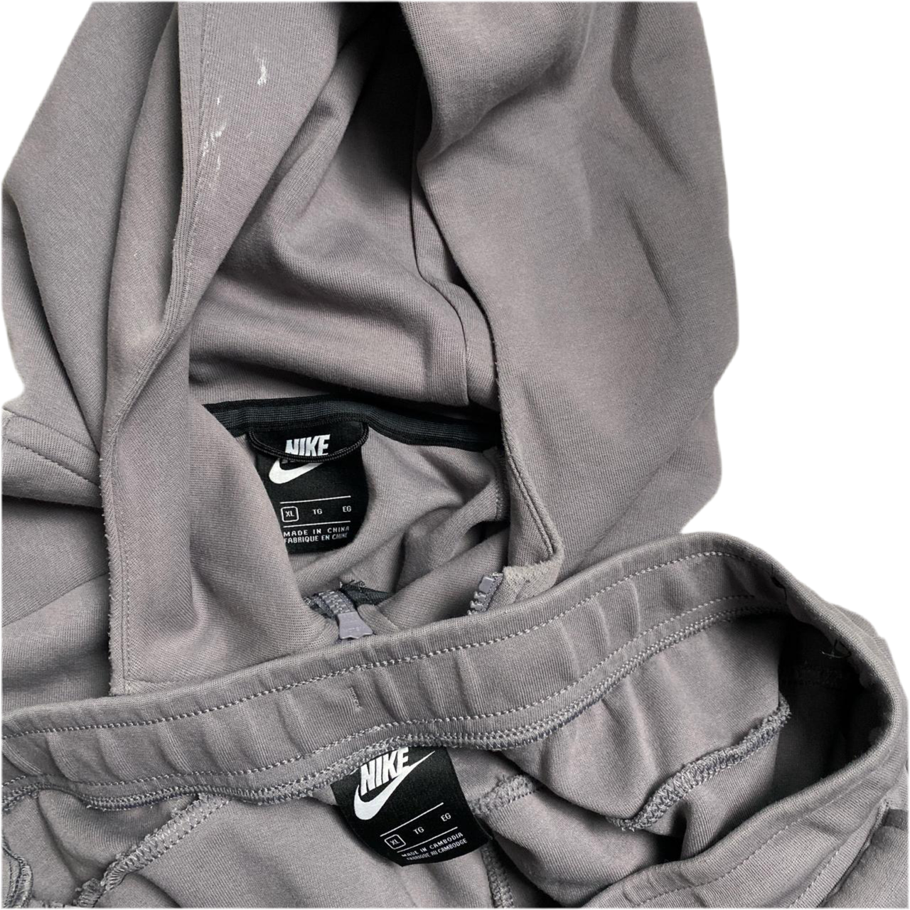 Nike Tech Fleece Old Season Dark Grey and Black Full Tracksuit (XL)