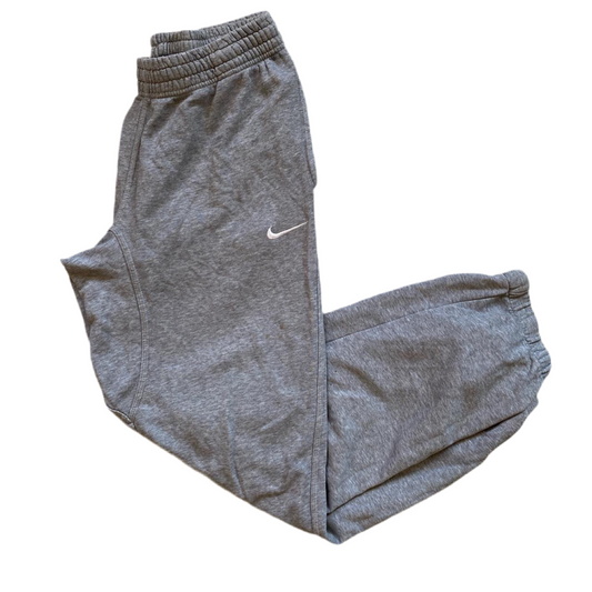 Nike White Swoosh Grey Joggers (M)