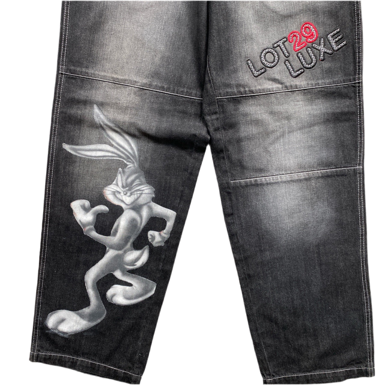Looney Tunes - Bugs Bunny Graff Pantaloncini da bagno neri Looney Tunes - Bugs Bunny Graff Pantaloncini da bagno neri
