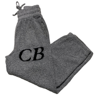 Cole Buxton Grey and Black Wool Baggy Joggers