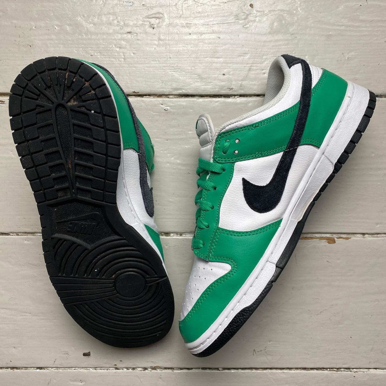 Nike Dunk Low Green Black and White Celtics