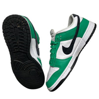 Nike Dunk Low Green Black and White Celtics (UK 10)