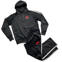 Nike Air Tracksuit Black Red and White (M)