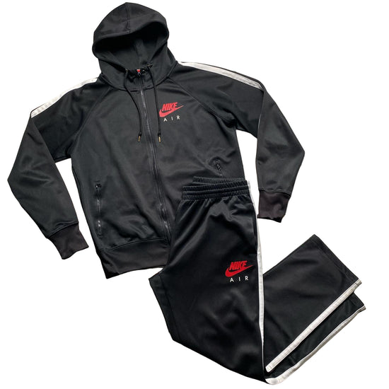 Nike Air Tracksuit Black Red and White (M)