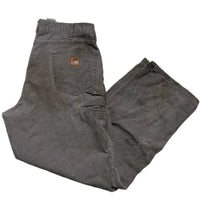 Carhartt Vintage Distressed Grey Workwear Cargo Trousers (36W)
