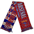 Barcelona vs Arsenal Vintage 2006 Scarf Red and Blue