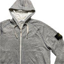 Stone Island Grey and White Light Hoodie (XL)