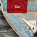 Levis Red Distressed Light Blue Jeans (32W)