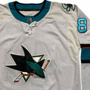 San Jose Sharks Hertl 48 White and Blue Hockey NHL Jersey (XL)