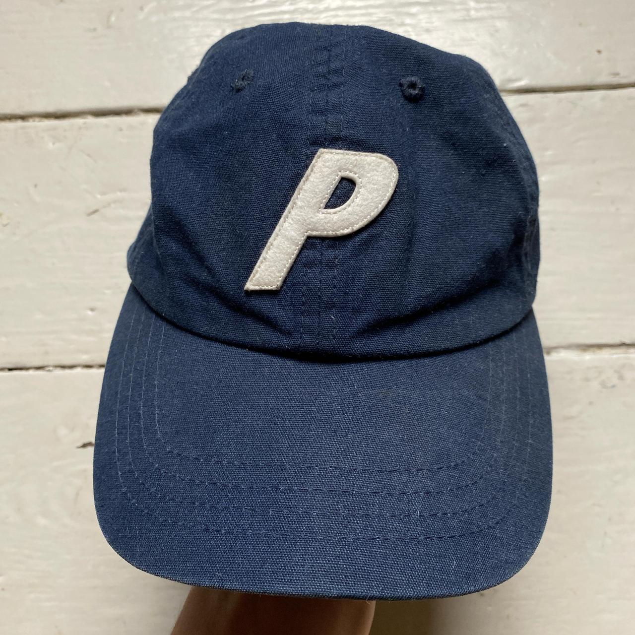 Palace Navy and White P Baseball Cap