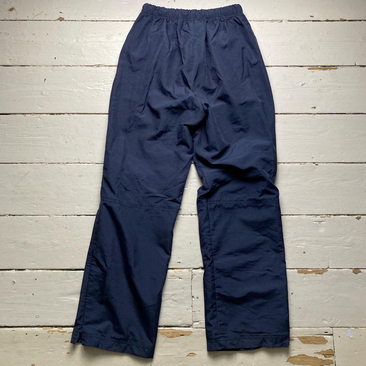 Reebok Navy Baggy Shell Trackpant Bottoms