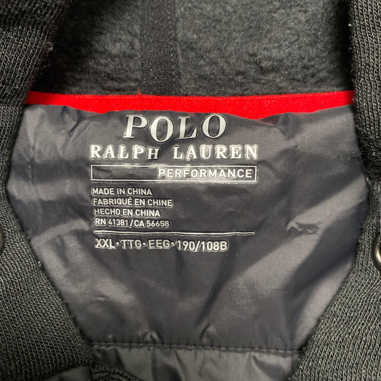 Ralph Lauren Polo Black and White Cotton and Nylon Gilet (2XL)