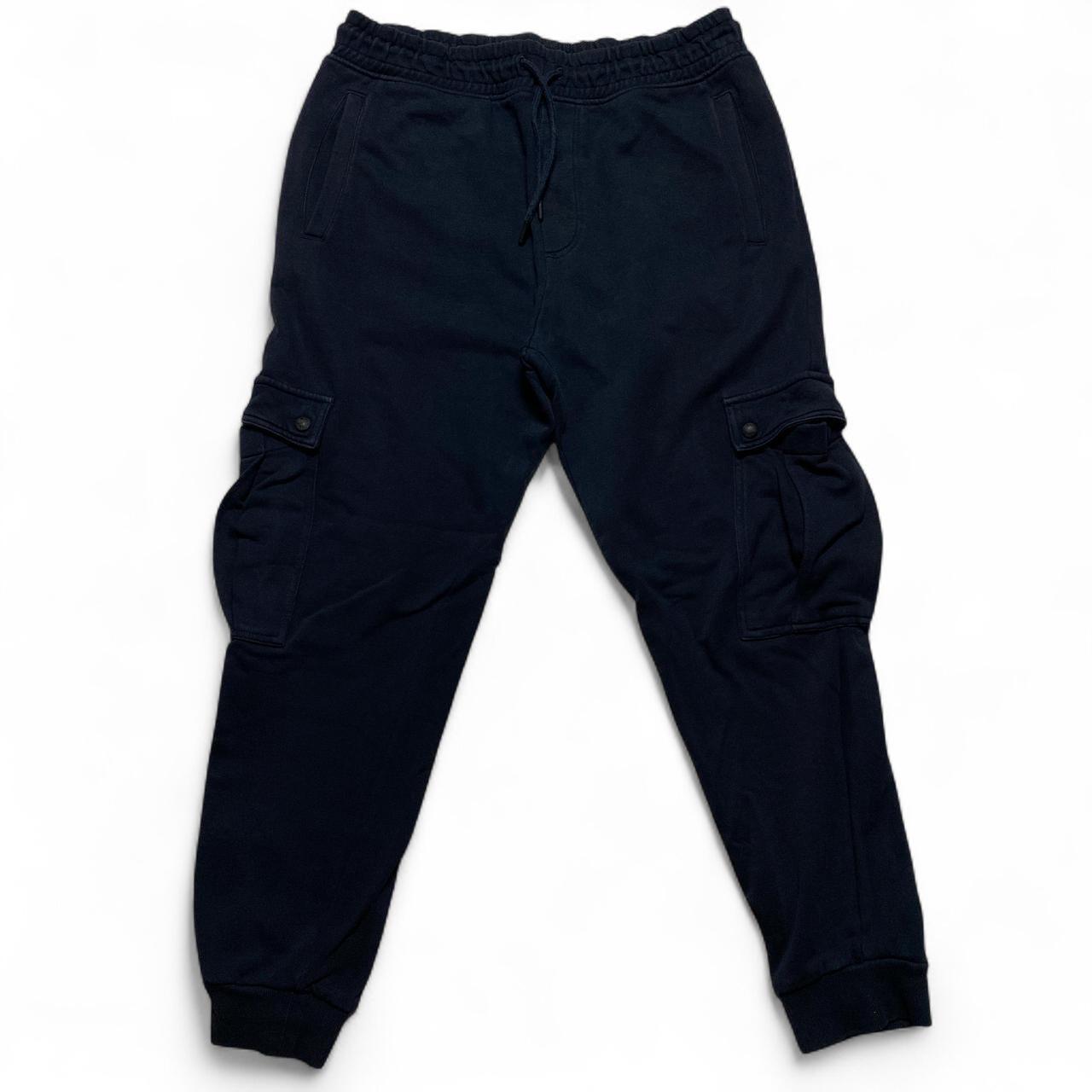 Hugo Boss Navy and Orange Cargo Joggers