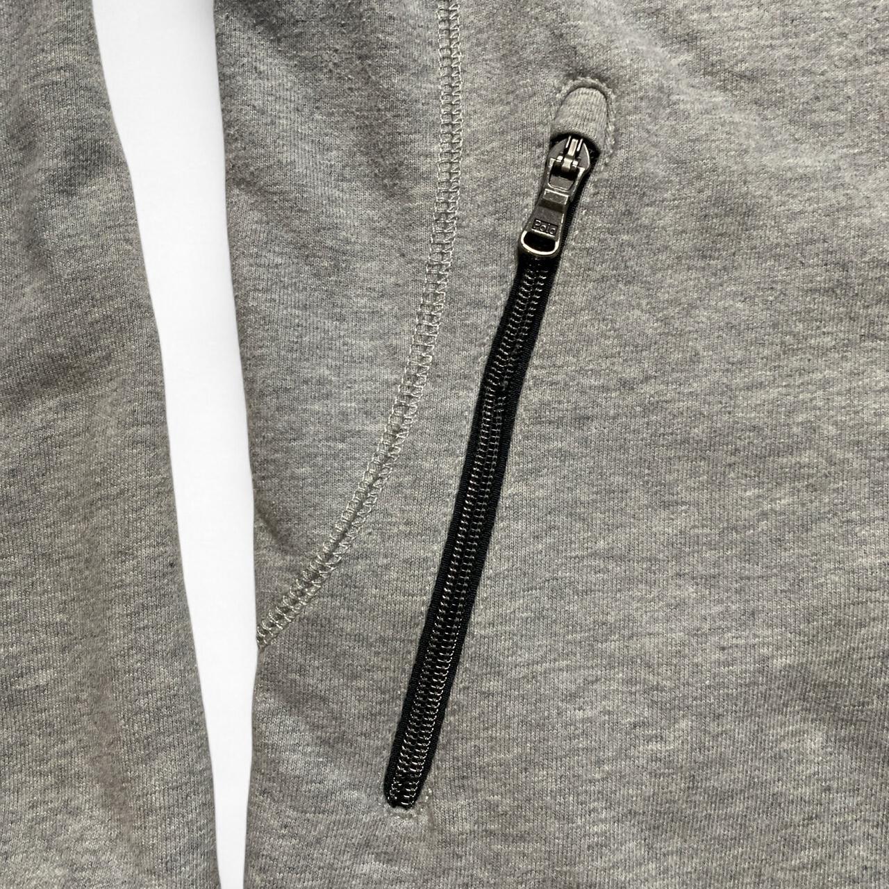 Polo Ralph Lauren Grey and Green Black Polo Hoodie (M)