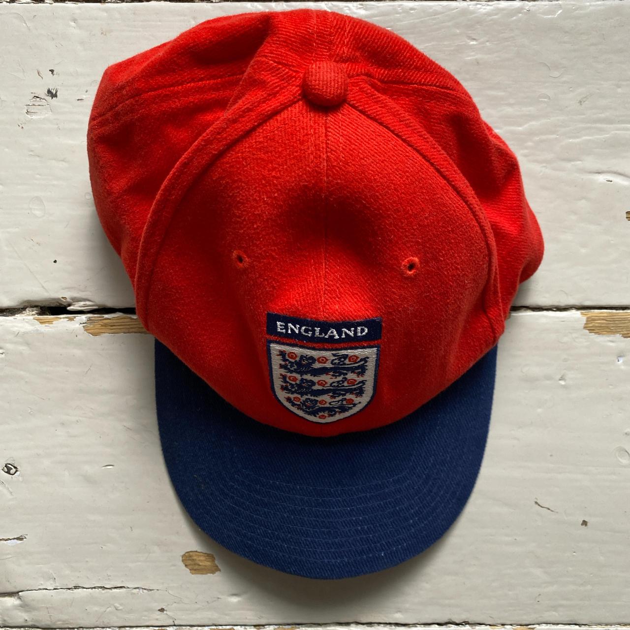 England Vintage Red and Navy Cap