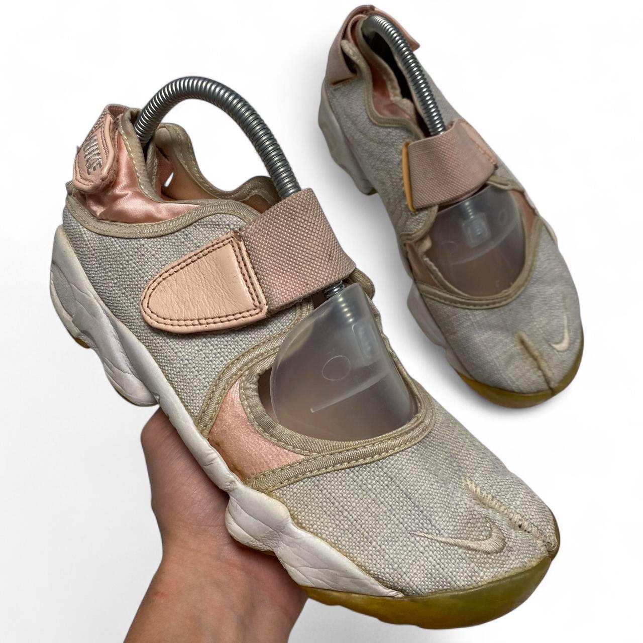 Nike Air Rift Pink and White Trainers (UK 6.5)