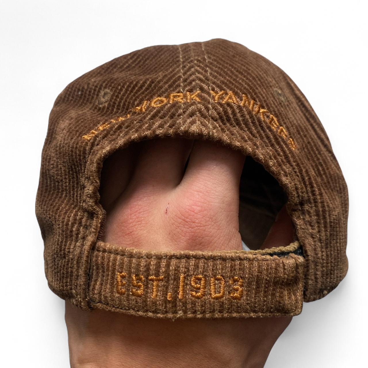 New York Yankees Brown Corduroy Cap