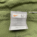 Nike Vintage Khaki Green and Pink Womens Cargo Baggy Combat Trousers (UK 12)