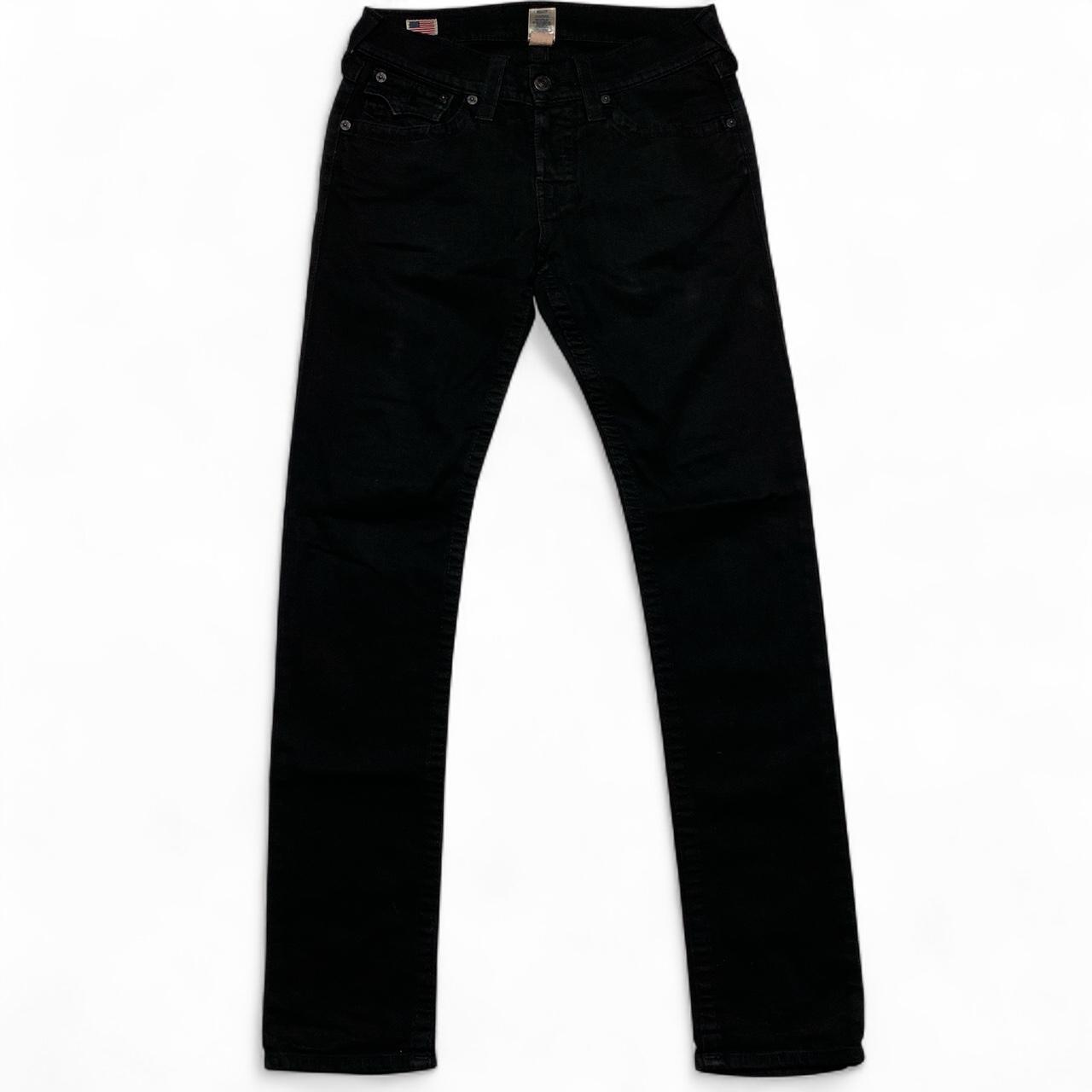True Religion Zach Black Slim Jeans (30W)