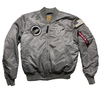 Alpha Industries NASA Bomber Jacket Silver (M)