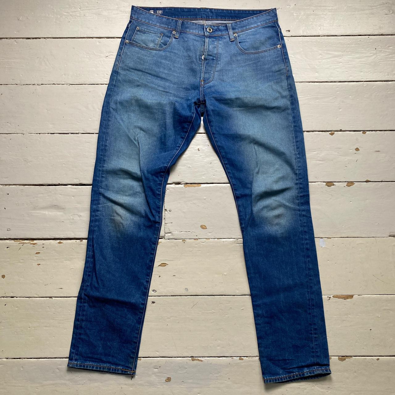 G Star 3301 Raw Blue Jeans